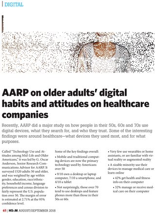 A A R P Digital Habits Healthcare Attitudes PNG Image