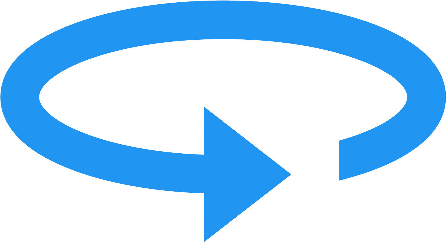 A Blue Arrow Pointing To A Black Background PNG Image