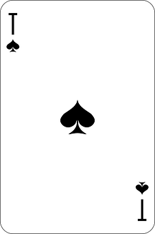 A Card With A Black Symbol PNG Image