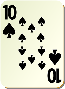 A Card With Black Symbols PNG Image