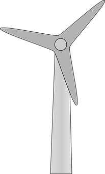 A Close-up Of A Wind Turbine PNG Image