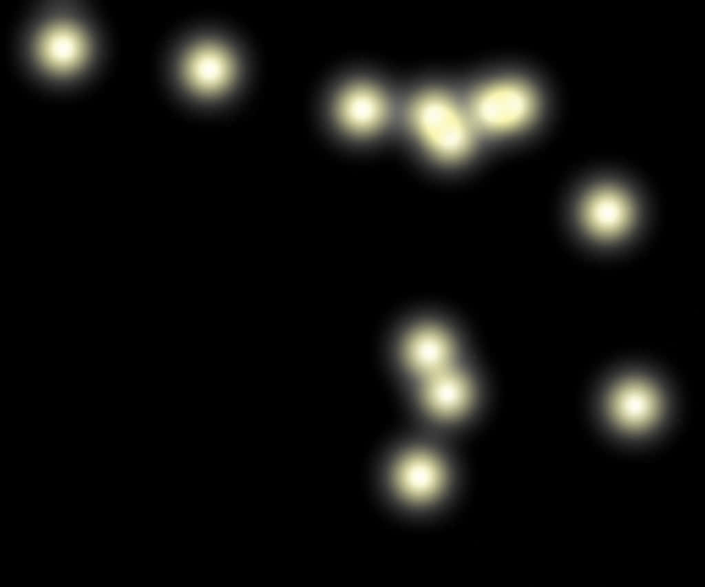 A Group Of White Lights PNG Image