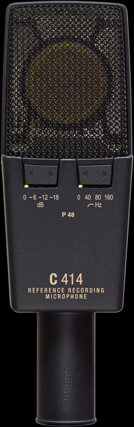 A K G C414 Reference Recording Microphone PNG Image