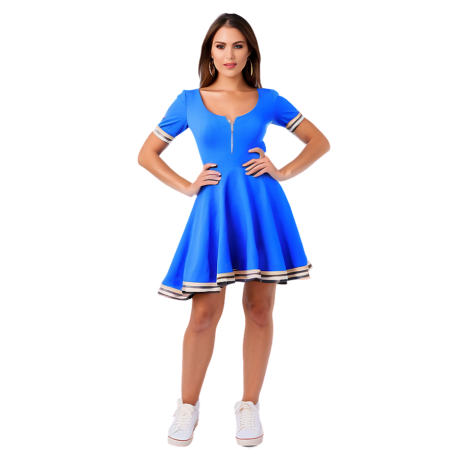 A-line Skater Dress Png 05232024 PNG Image