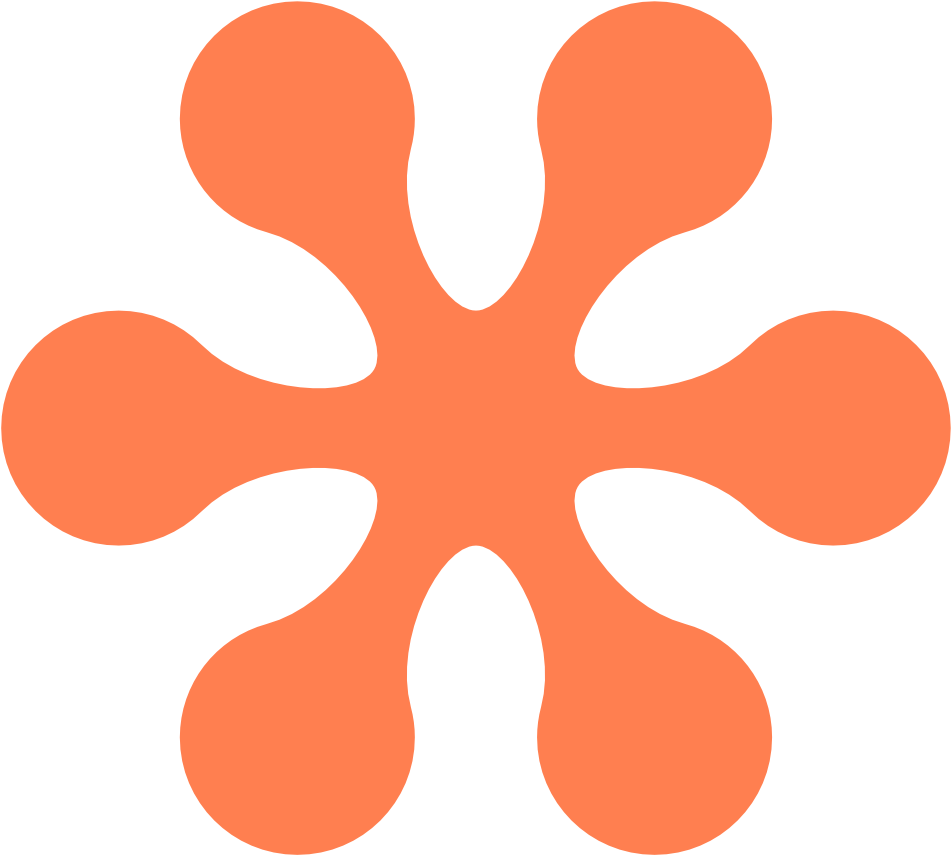 A Orange Flower With Black Background PNG Image