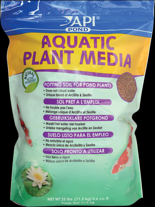 A P I Pond Aquatic Plant Media Bag PNG Image