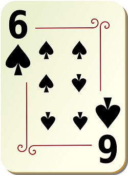 A Playing Card With A Number Of Spades PNG Image