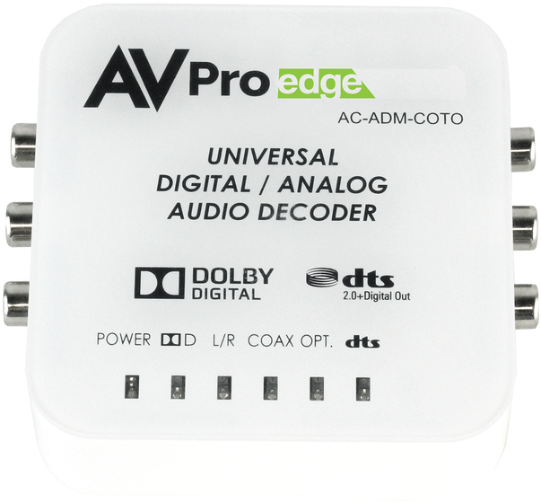 A V Pro Edge Universal Audio Decoder Product PNG Image