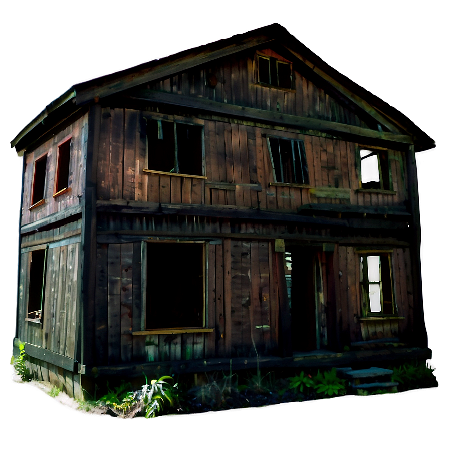 Abandoned Dark House Png 06242024 PNG Image