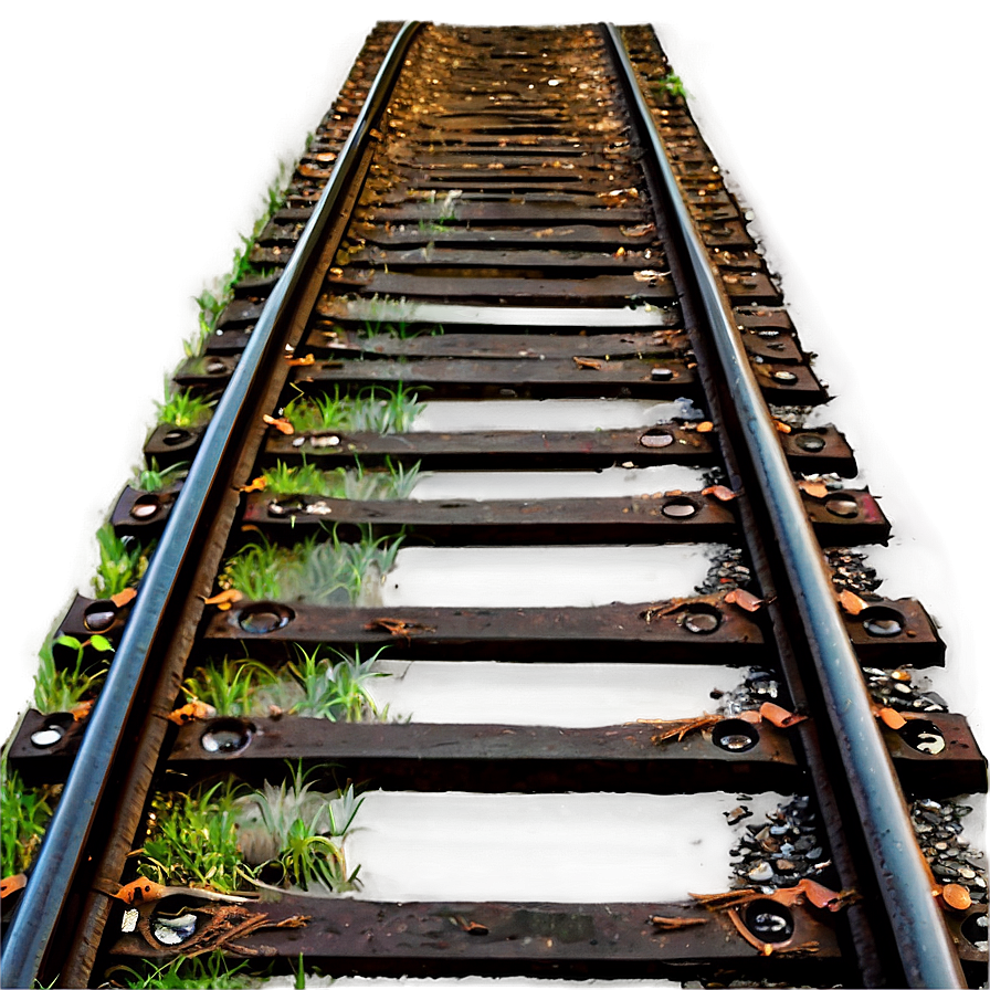 Abandoned Railroad Track Png 56 PNG Image