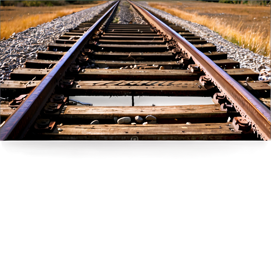 Abandoned Railroad Track Png Eie PNG Image