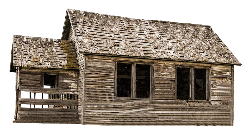 Abandoned_ Wooden_ House PNG Image