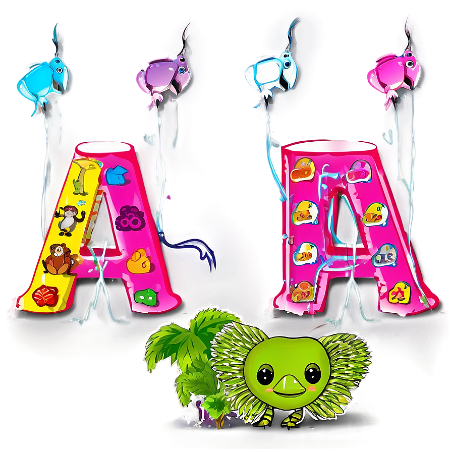 Abc With Animals Png 78 PNG Image