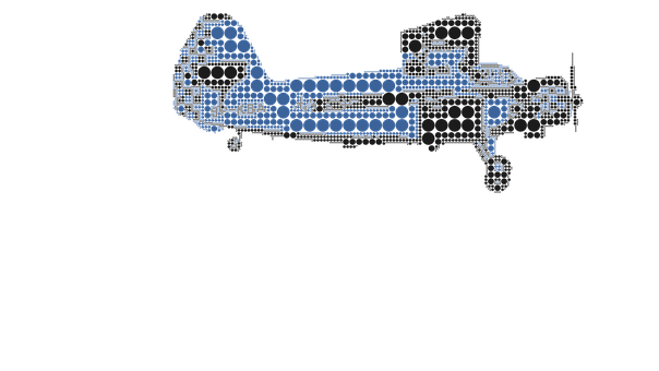 Abstract Airplane Design PNG Image