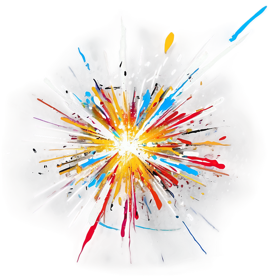 Abstract Artistic Explosion Png Vbk28 PNG Image