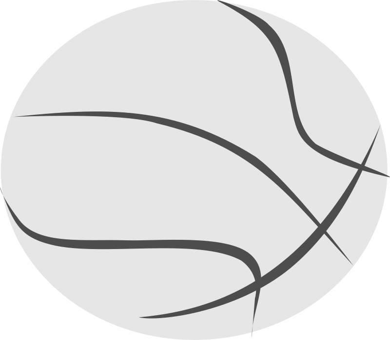 Abstract Basketball Design PNG Image