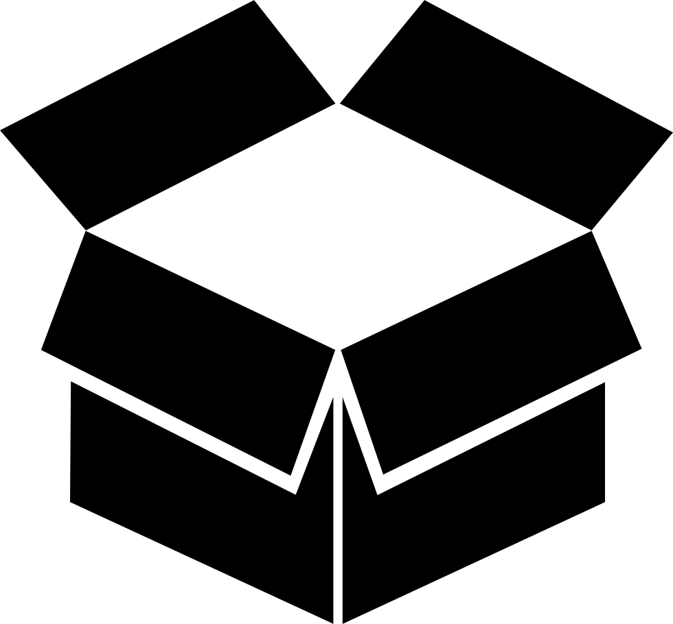 Abstract Black Box Design PNG Image