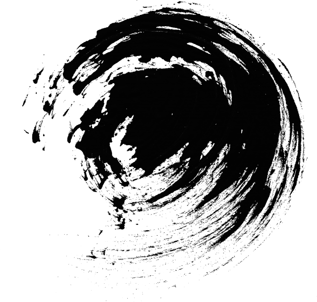 Abstract Black Brush Stroke Texture PNG Image