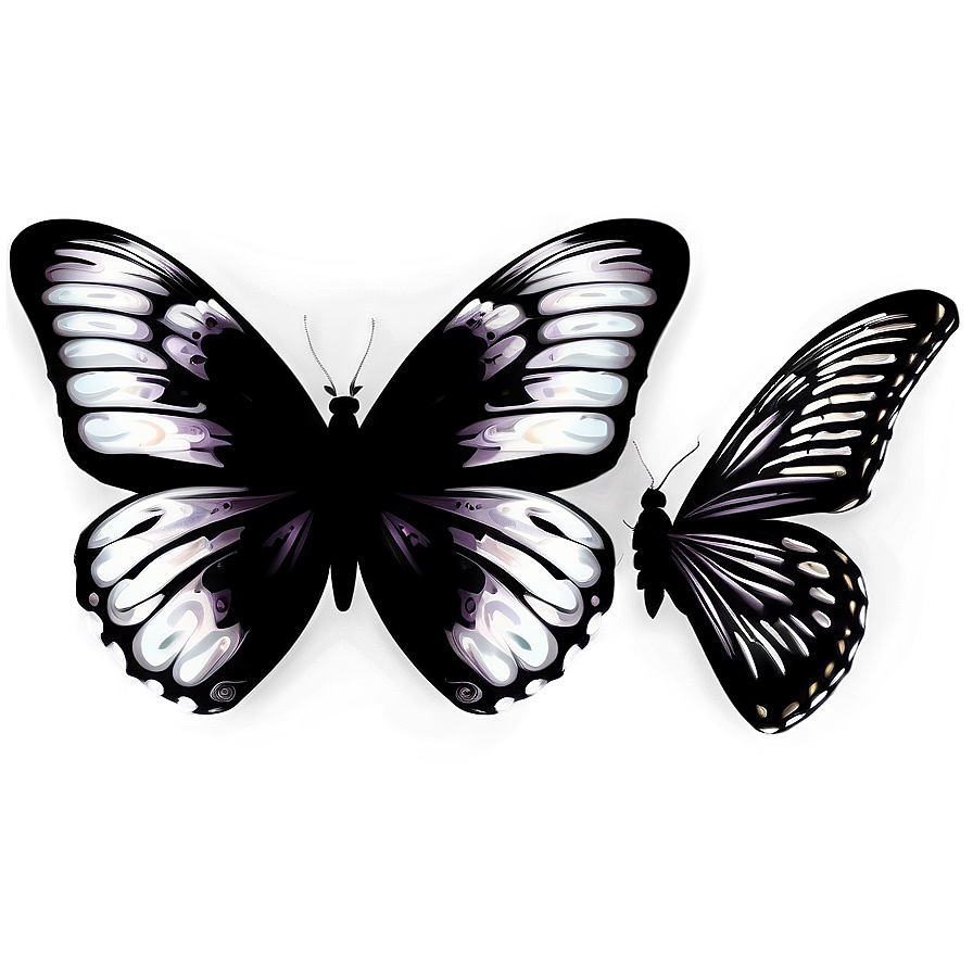 Abstract Black Butterfly Png 42 PNG Image