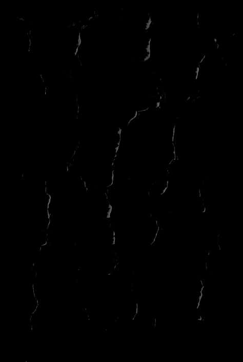 Abstract Black Cracks Texture PNG Image