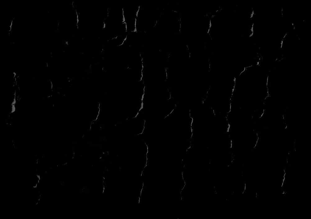 Abstract Black Cracks Texture PNG Image