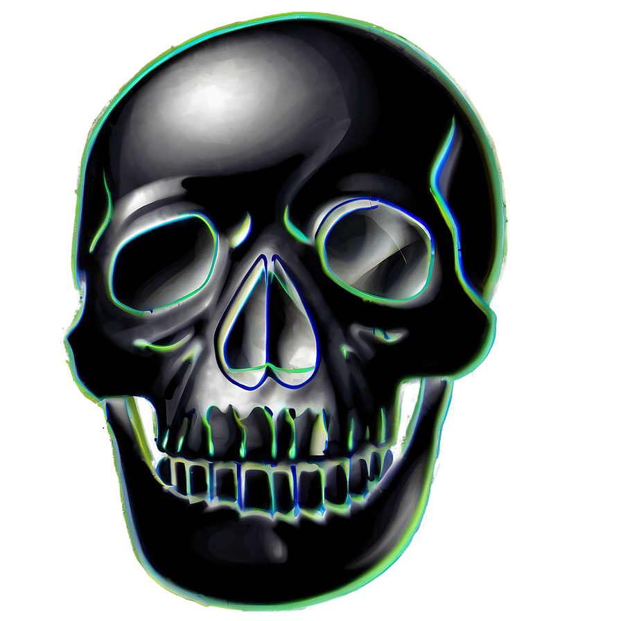 Abstract Black Skull Design Png Aui PNG Image