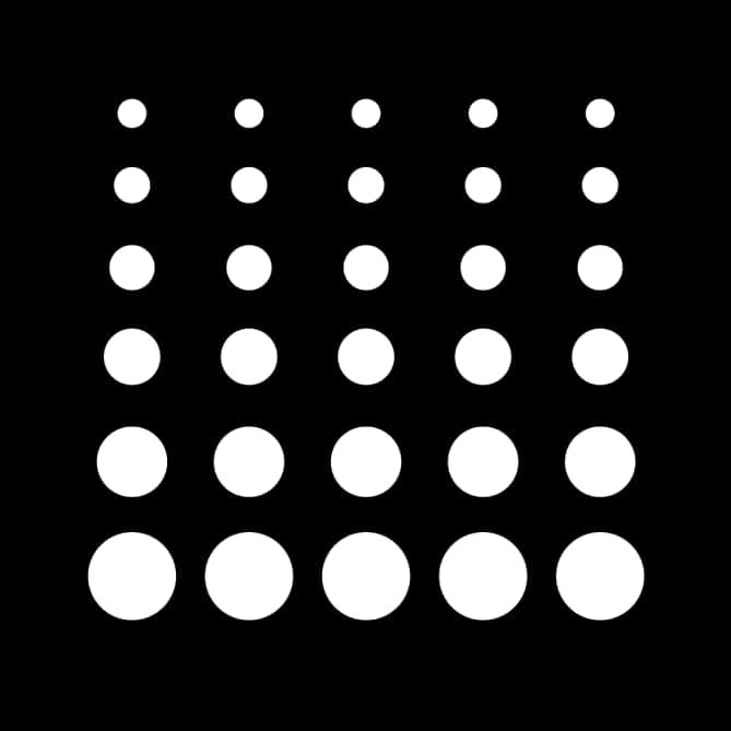 Abstract Blackand White Dot Pattern PNG Image