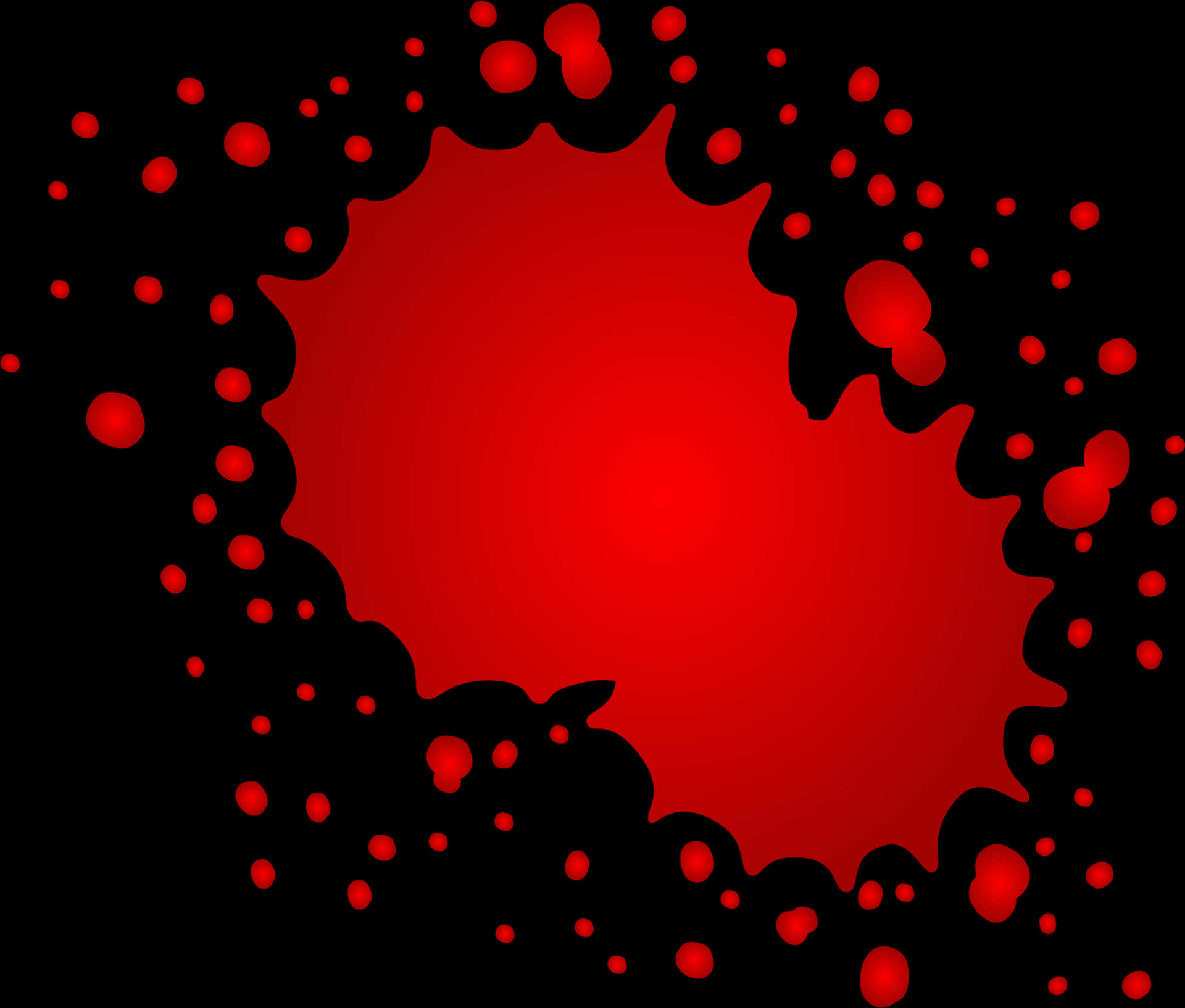 Abstract Blood Splatter Background PNG Image