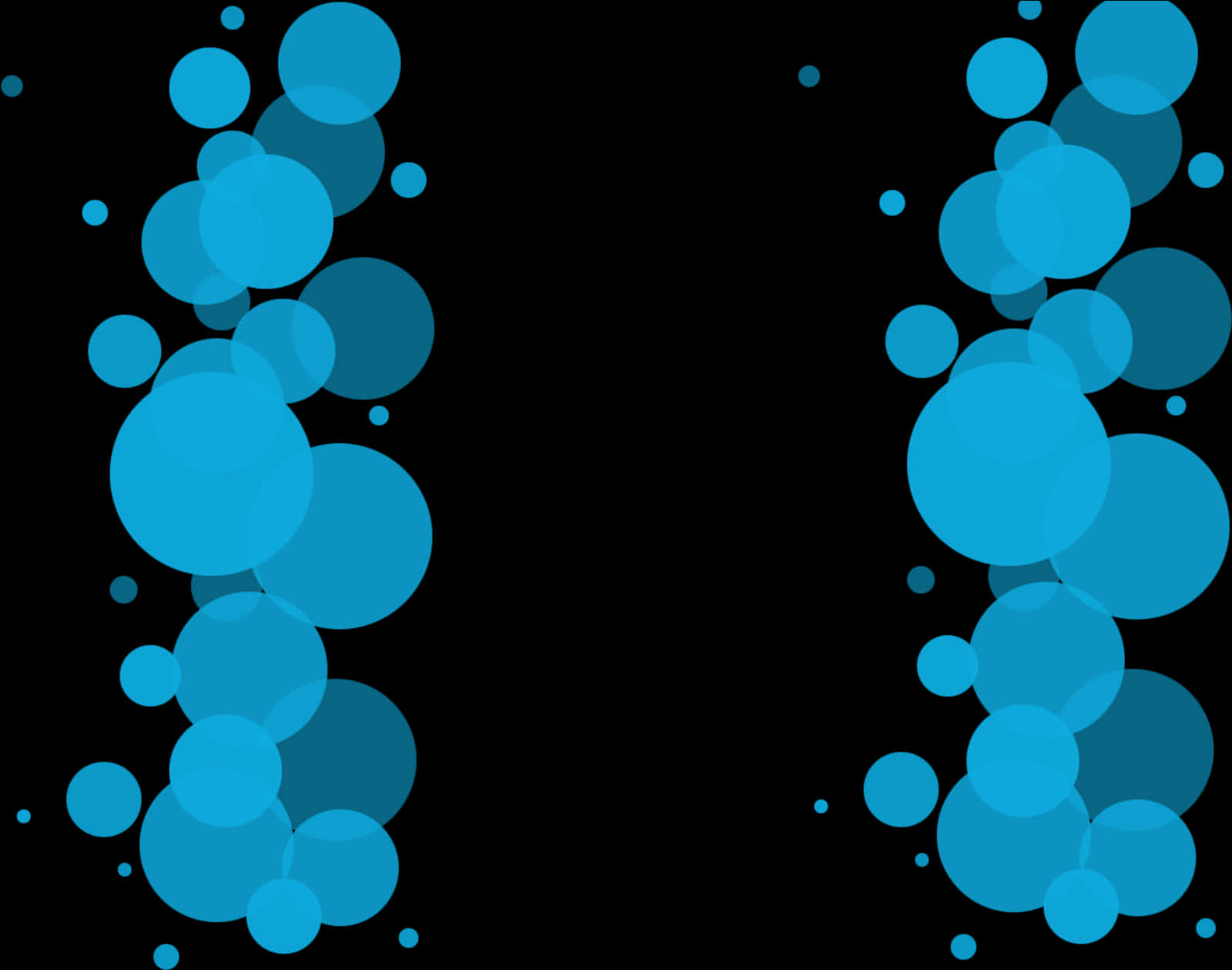 Abstract_ Blue_ Bubbles_ Background PNG Image