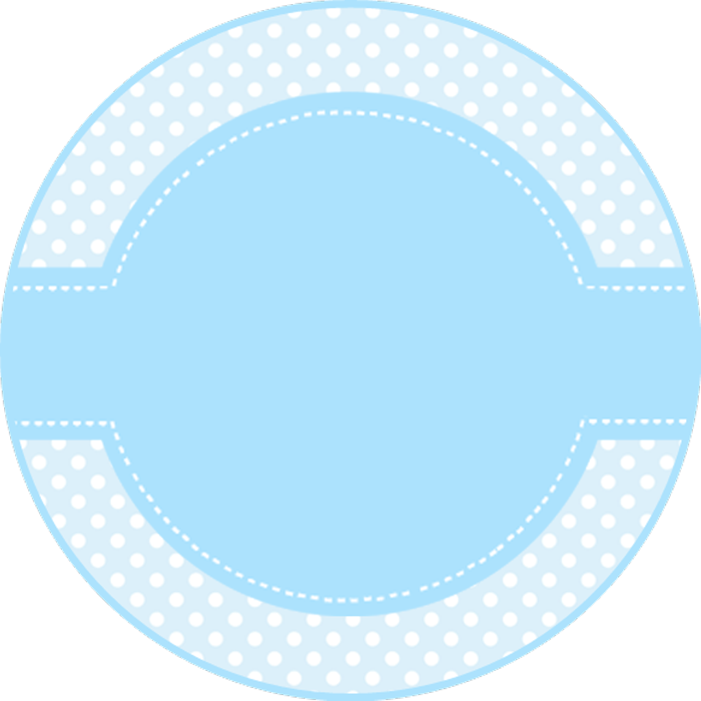 Abstract Blue Circle Design PNG Image