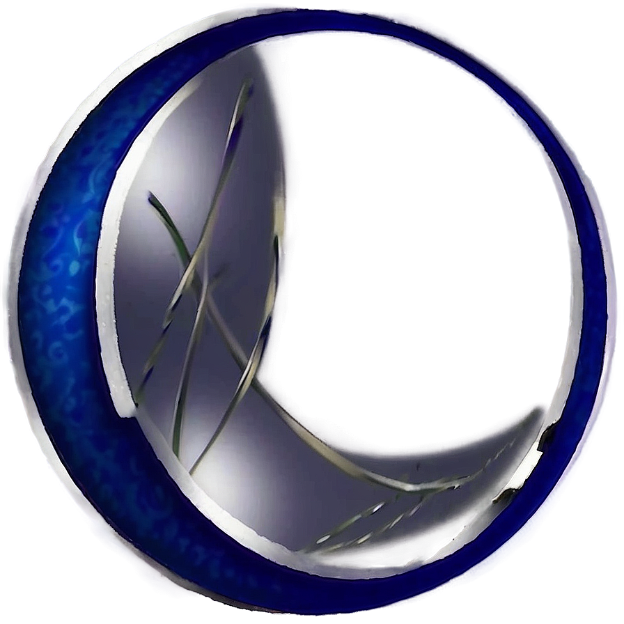 Abstract Blue Circle Png Ris PNG Image