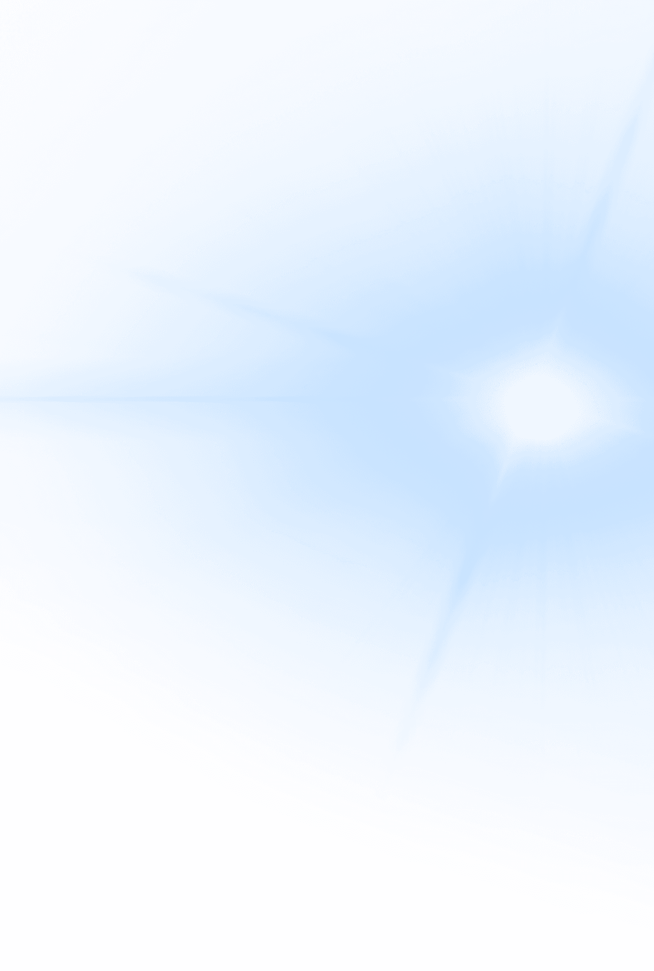 Abstract Blue Light Flare PNG Image