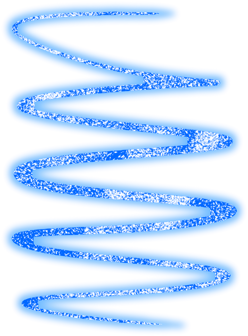 Abstract Blue Neon Lines PNG Image