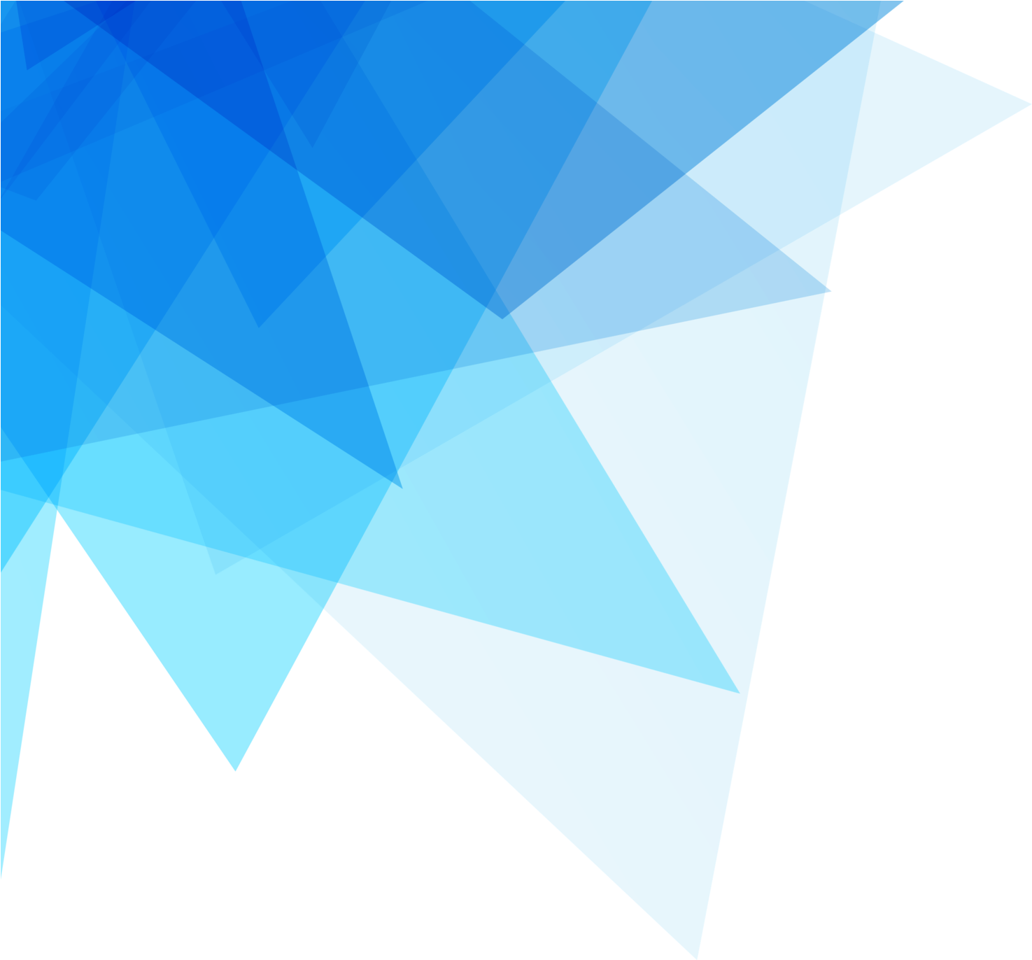 Abstract Blue Polygonal Background PNG Image