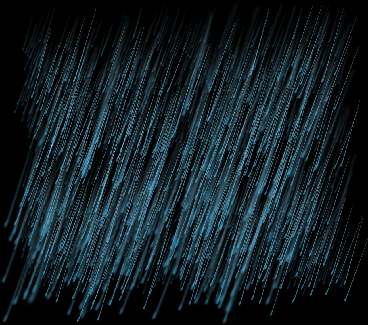 Abstract Blue Rain Streaks PNG Image