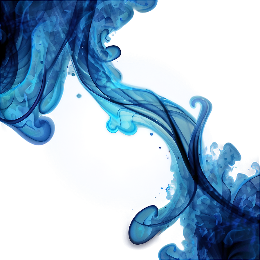 Abstract Blue Smoke Png 05232024 PNG Image