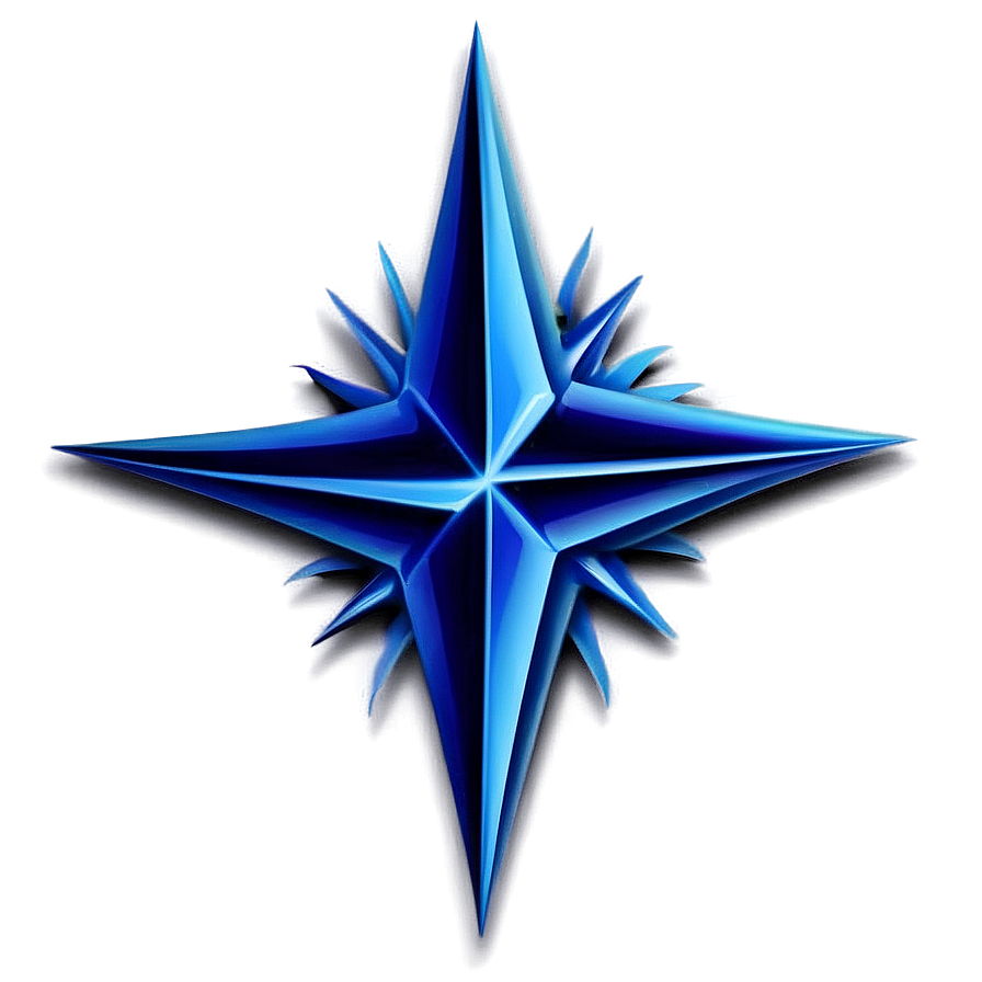 Abstract Blue Stars Png 06252024 PNG Image