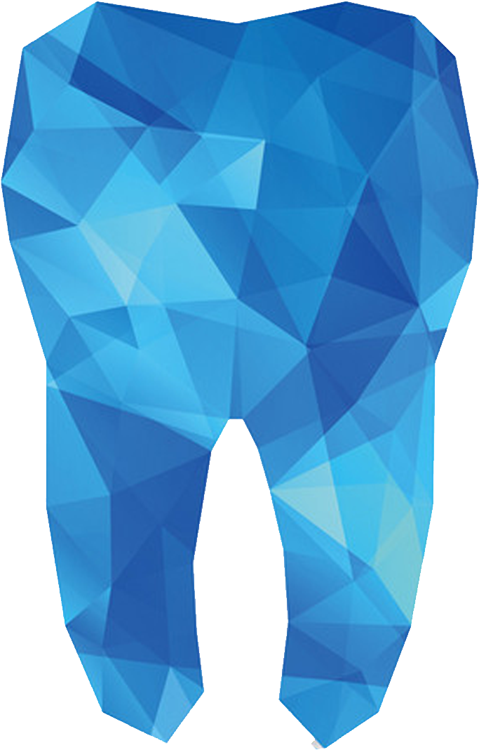 Abstract Blue Tooth Graphic PNG Image