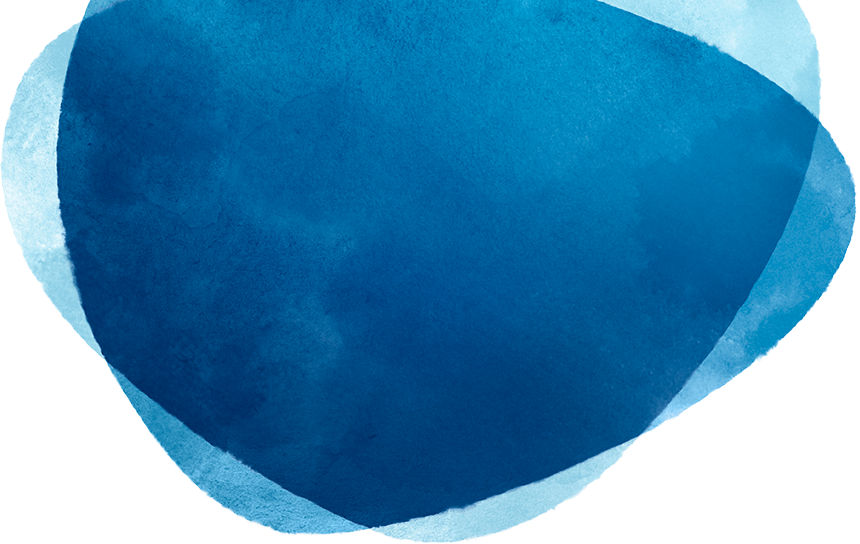 Abstract Blue Watercolor Texture PNG Image