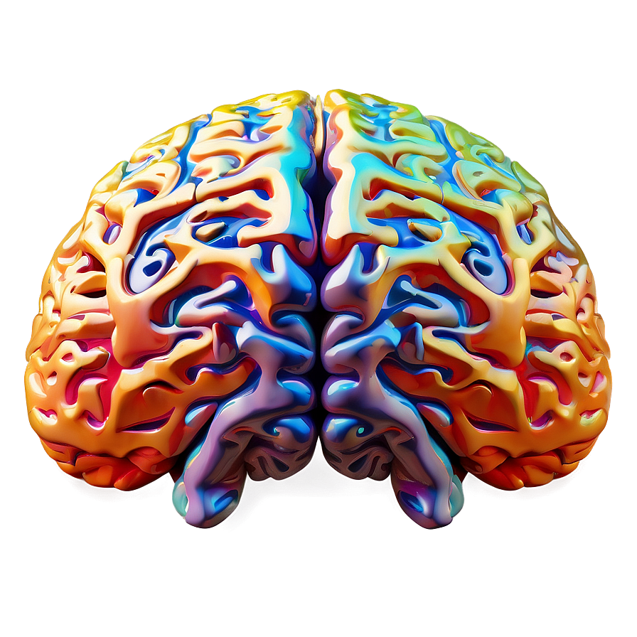 Abstract Brain Design Png 04292024 PNG Image