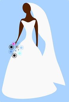 Abstract Bride Illustration PNG Image