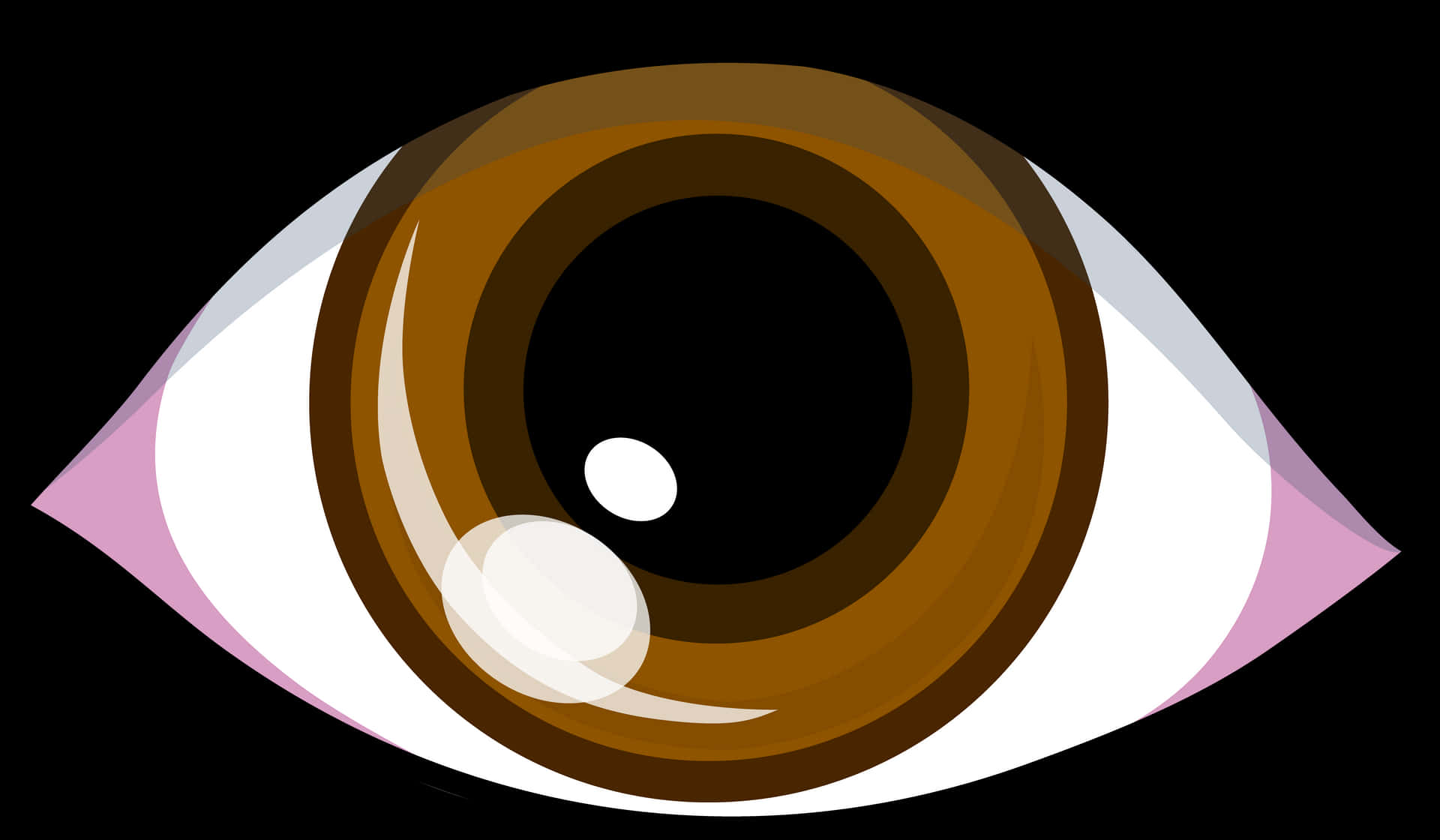 Abstract Brown Eye Illustration.jpg PNG Image