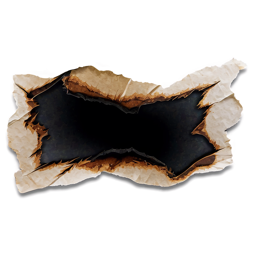 Abstract Burned Paper Png 92 PNG Image