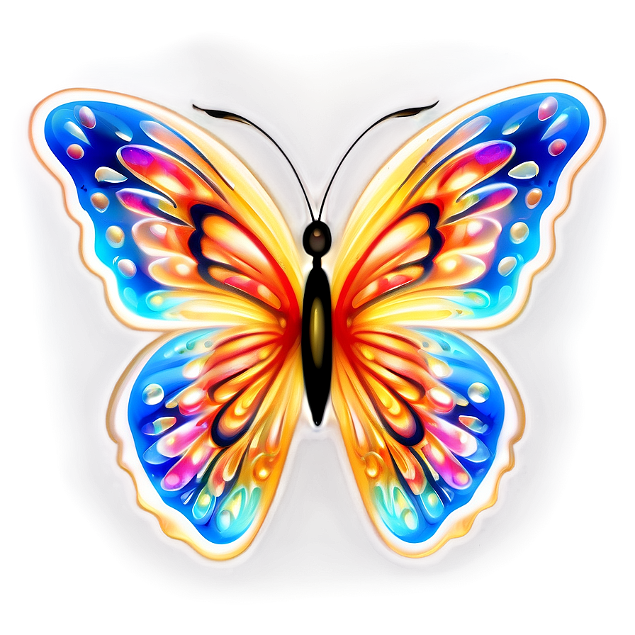 Abstract Butterfly Outline Png 15 PNG Image