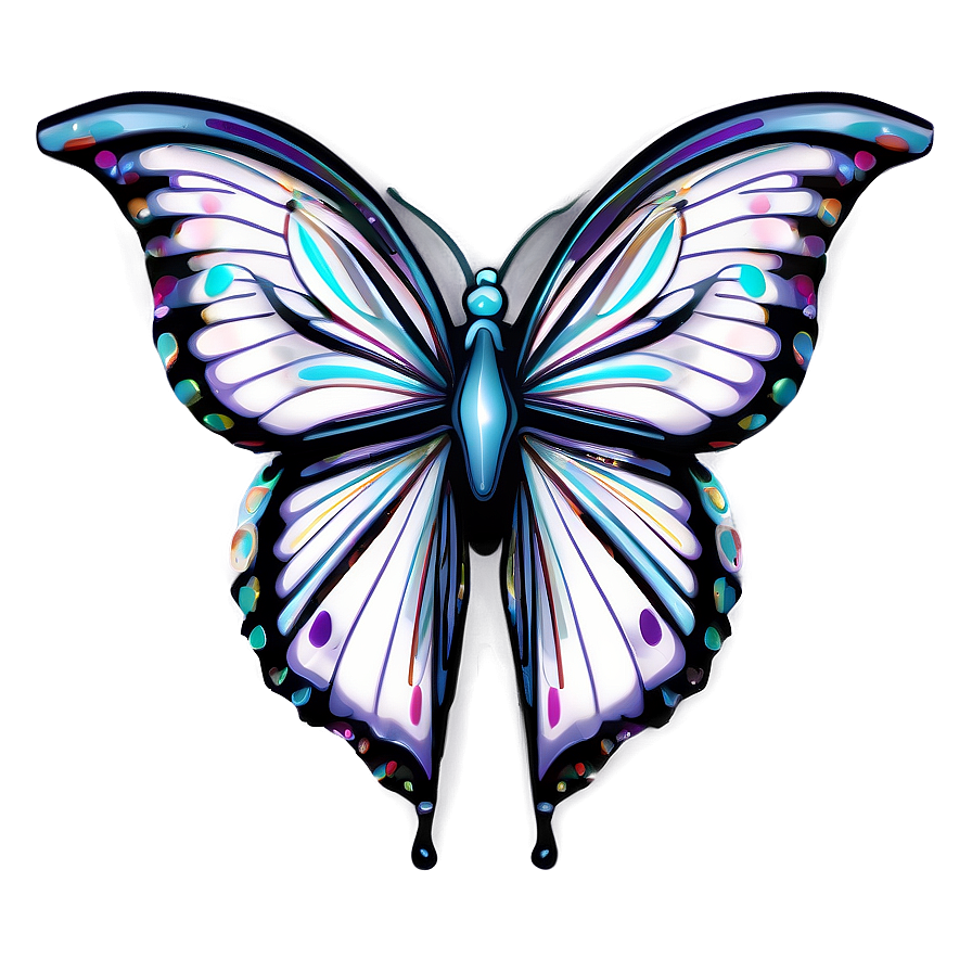 Abstract Butterfly Outline Png 29 PNG Image