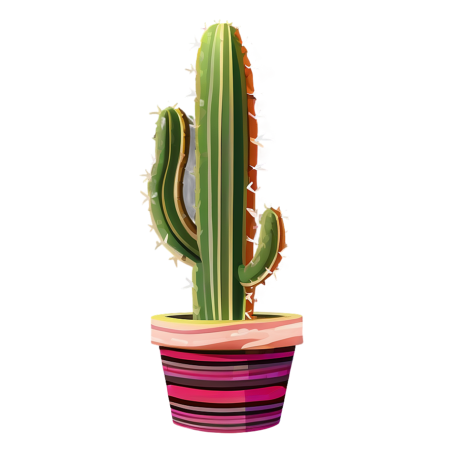 Abstract Cactus Png Atc PNG Image