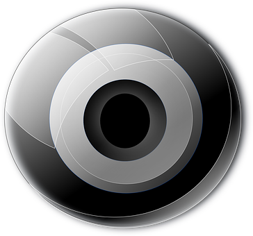 Abstract Camera Aperture Graphic PNG Image