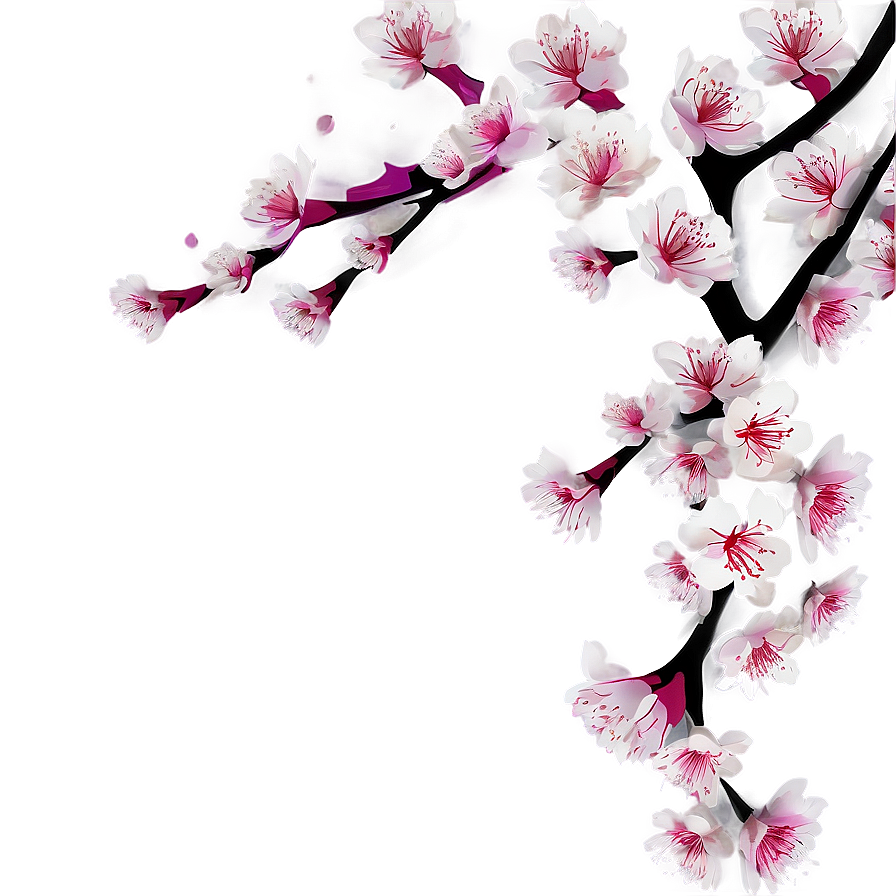 Abstract Cherry Blossom Background Png 92 PNG Image