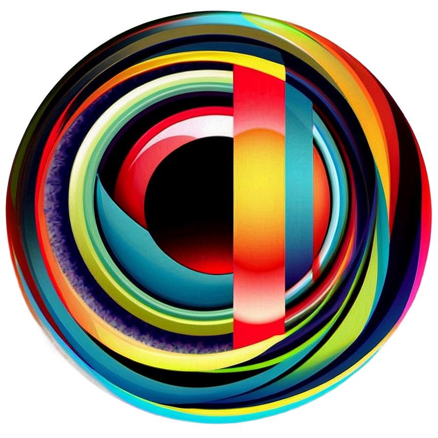 Abstract Circle Design Png Ski PNG Image