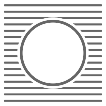 Abstract Circleand Lines Graphic PNG Image